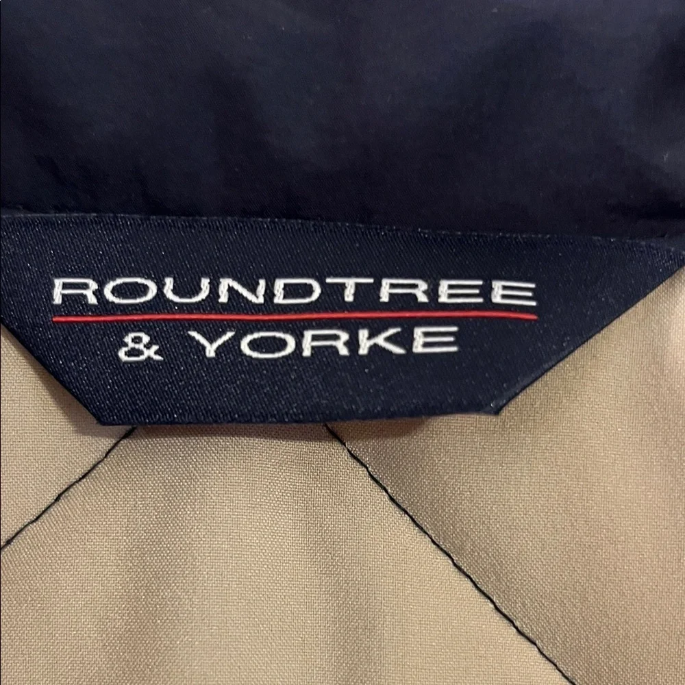 Roundtree & Yorke Dark Blue Quilted Vest